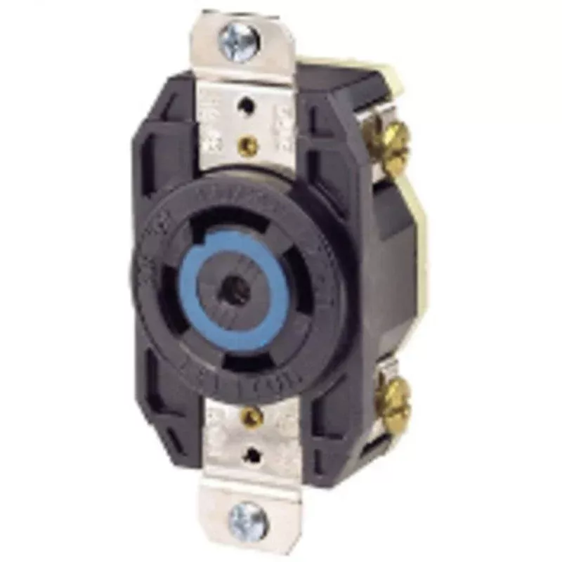 Locking Single Receptacle, 30A, 3PH Y 120/208V, 4P5W By Leviton 2810