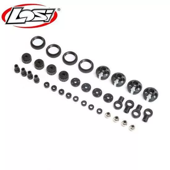 Losi LOS243014 Shock Plastics & Balls (4): LMT