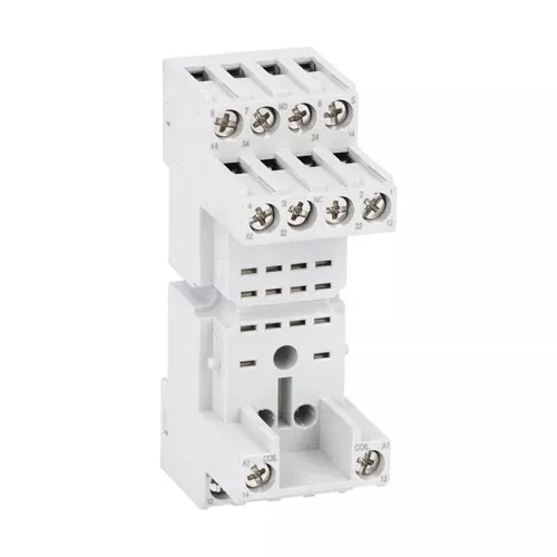 Lovato HR6XS42, Socket for Relays w/4 Contacts, Screw Terminals