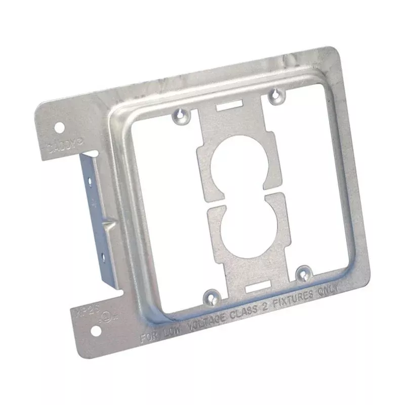 Low Voltage Mounting Plate for New Construction, 2 Gang By nVent Caddy MP2S
