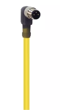 Lumberg Automation RSMWV 4-594/2 M, Male Right Angle, 4 Pin, 2 M, M8 Molded Cable