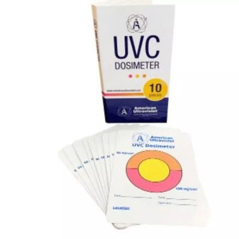 LumiCleanse™ UV-C Dosimeters, Ultraviolet Measurement Cards By Light Efficient Design LC-UVC-DOSCARD-10PK