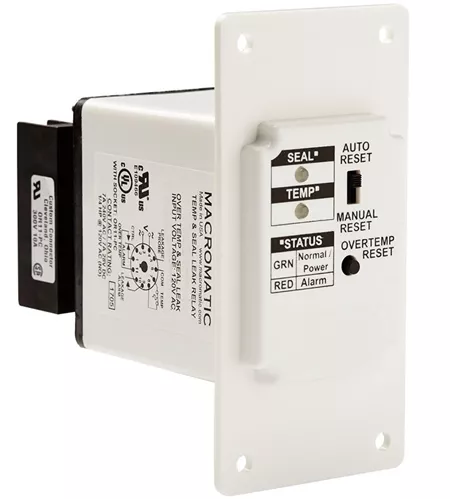 Macromatic TCF8E Over Temperature & Seal Leak Relay, 24V, 7A SPDT & SPNC