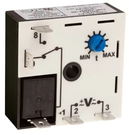 Macromatic THR-11568-35 Encapsulated Time Delay Relay, Single Shot, 24V, 1-100 Hr