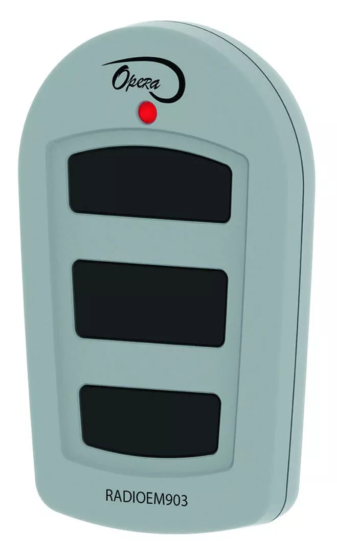 Manaras Replacement Part – RADIOEM 903 Three-Button Open/Close Radio Control Transmitter with Sun Visor Clip