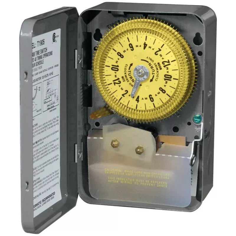Mechanical Time Switch, 24-Hour/15-Min Interval By Intermatic T1906