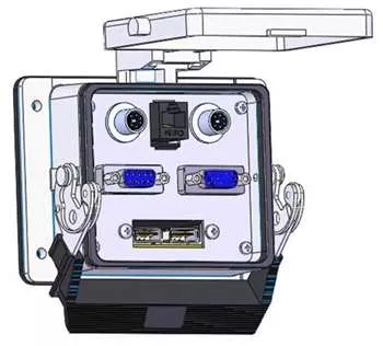 Mencom DB09-DDB15-USB-RJ45-6M2-32 Panel Interface Connector, DB9, DDB15, 6M, RJ45