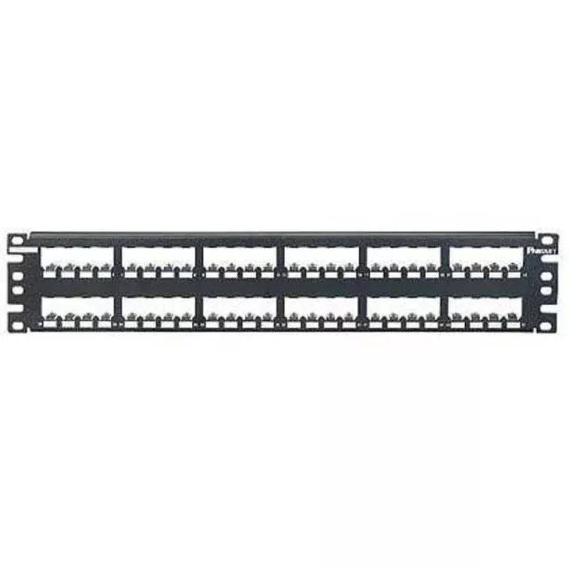 Mini-Com Patch Panel, 48 Port, 2 RU, Black By Panduit CP48BLY