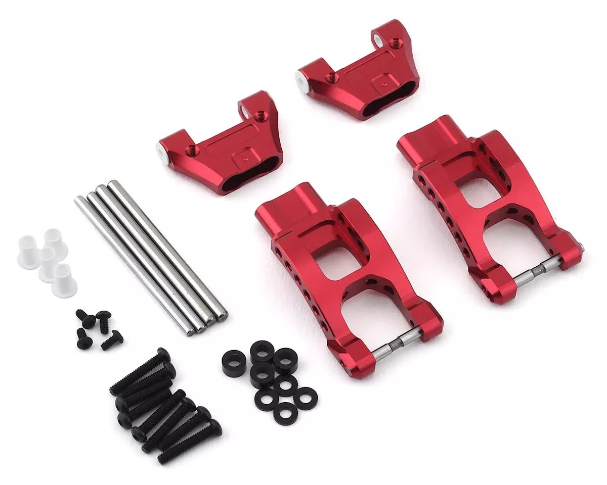 MST 210616R MB Alum. Rear lower arm set (red)