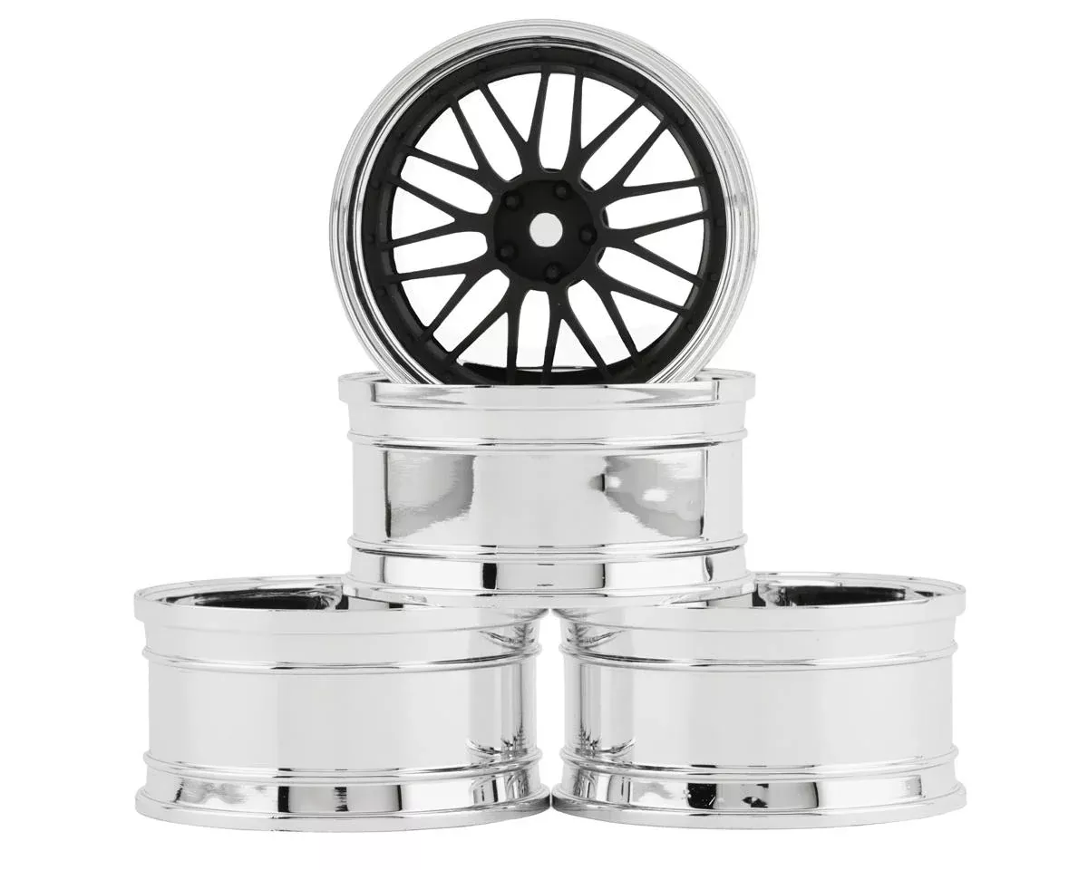 MST 832101FBKS-FBK LM offset changeable wheel set (4) (Offset Changeable) w/12mm Hex