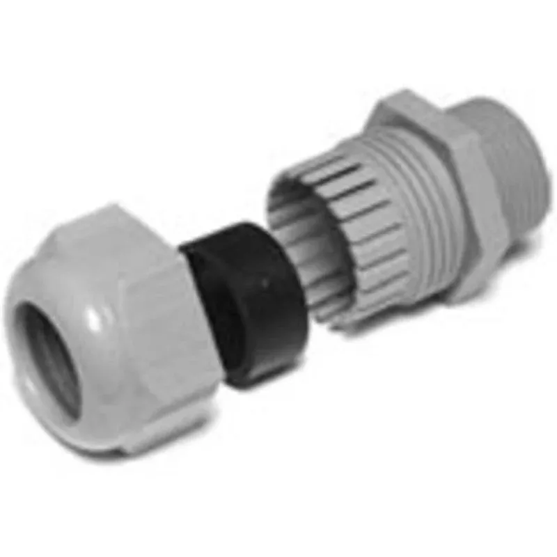 Multi-Hole Cord Grip Connector, 4 Openings, 3/4 IN L Thread, Cable By Thomas & Betts CC-NPT-34-G-4