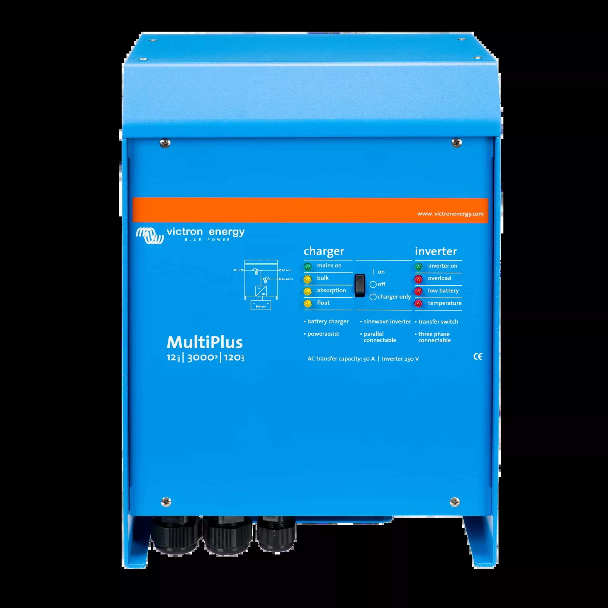 MultiPlus 12/3000/120-50 120V (UL 1741 & 458)