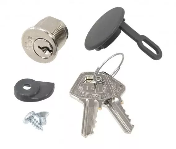 NICE 10070000 Lock Cylinder Kit, Key and Latch Lock cylinder kit, key and latch for TITAN12L/12L1