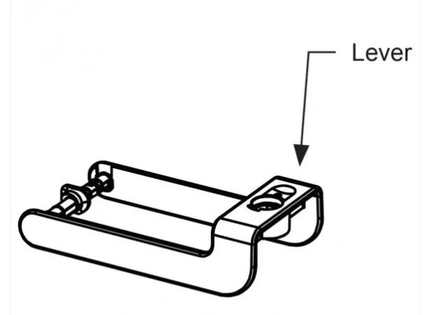 NICE SPTA16001 Lever Lever kit, 12 – 24V,for TITAN12L/12L1