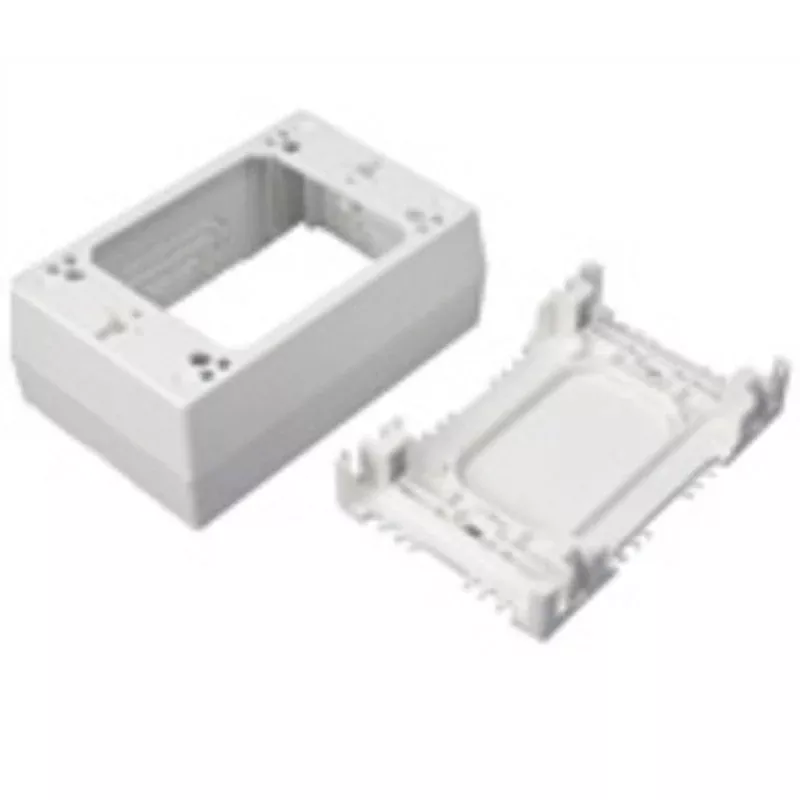 NM2000 Plugmold Sure Snap Device Box, 1-Gang By Wiremold NM2048-WH