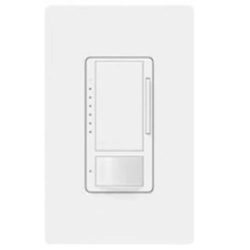 Occupancy Sensor Dimmer, 600/150W, Maestro, White By Lutron MSCL-OP153MH-WH