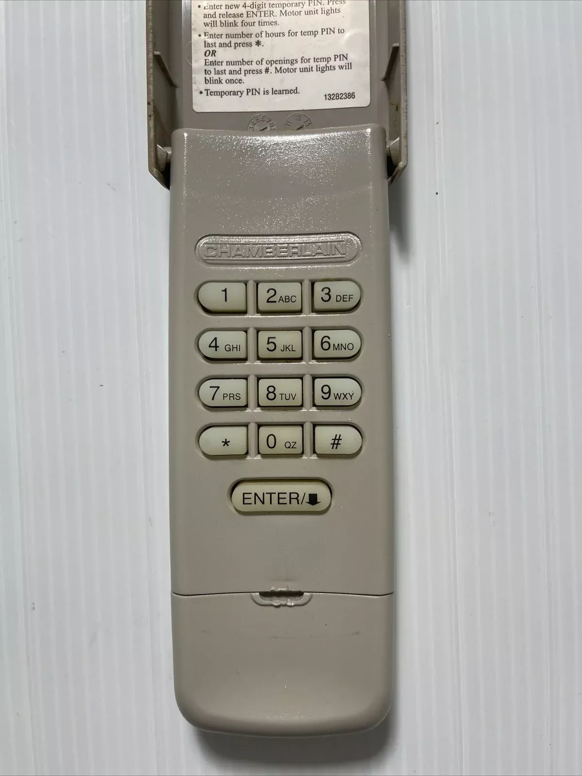 OEM Chamberlain Liftmaster 940ESTD Keypad Wireless Keyless Entry Yellow Learn