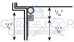 Passage Door Perimeter Bulb Seal Kit 4’X7′
