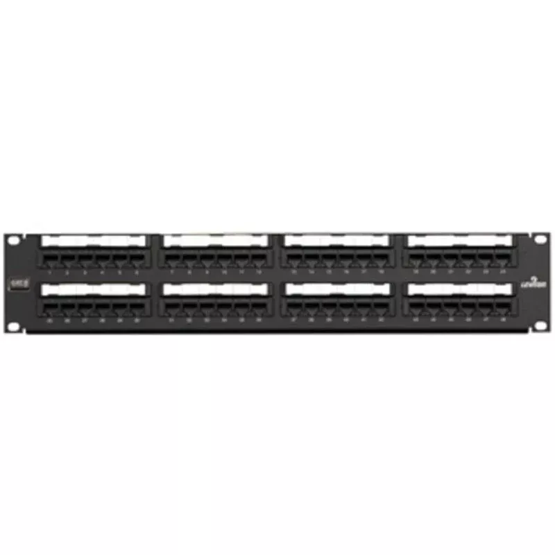 Patch Panel, Cat 6, 48 Port, Universal By Leviton 69586-U48