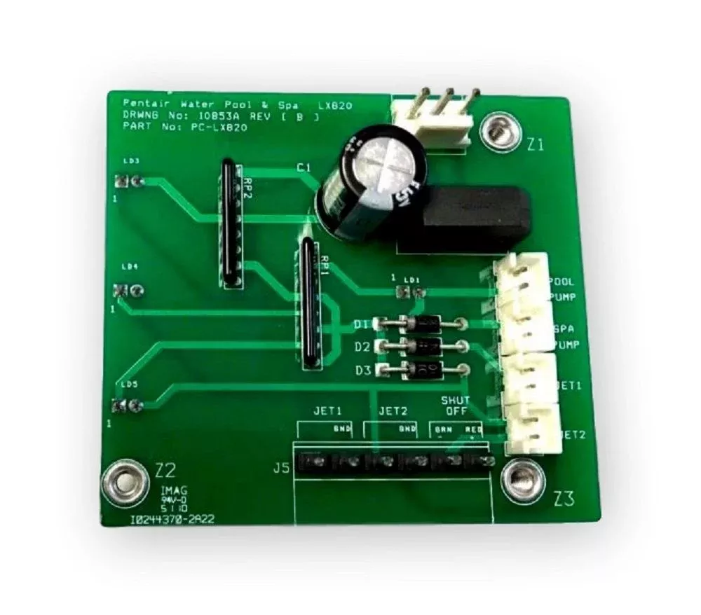 Pentair Compool PC-LX820 Replacement PCB for LX-820 Power Center