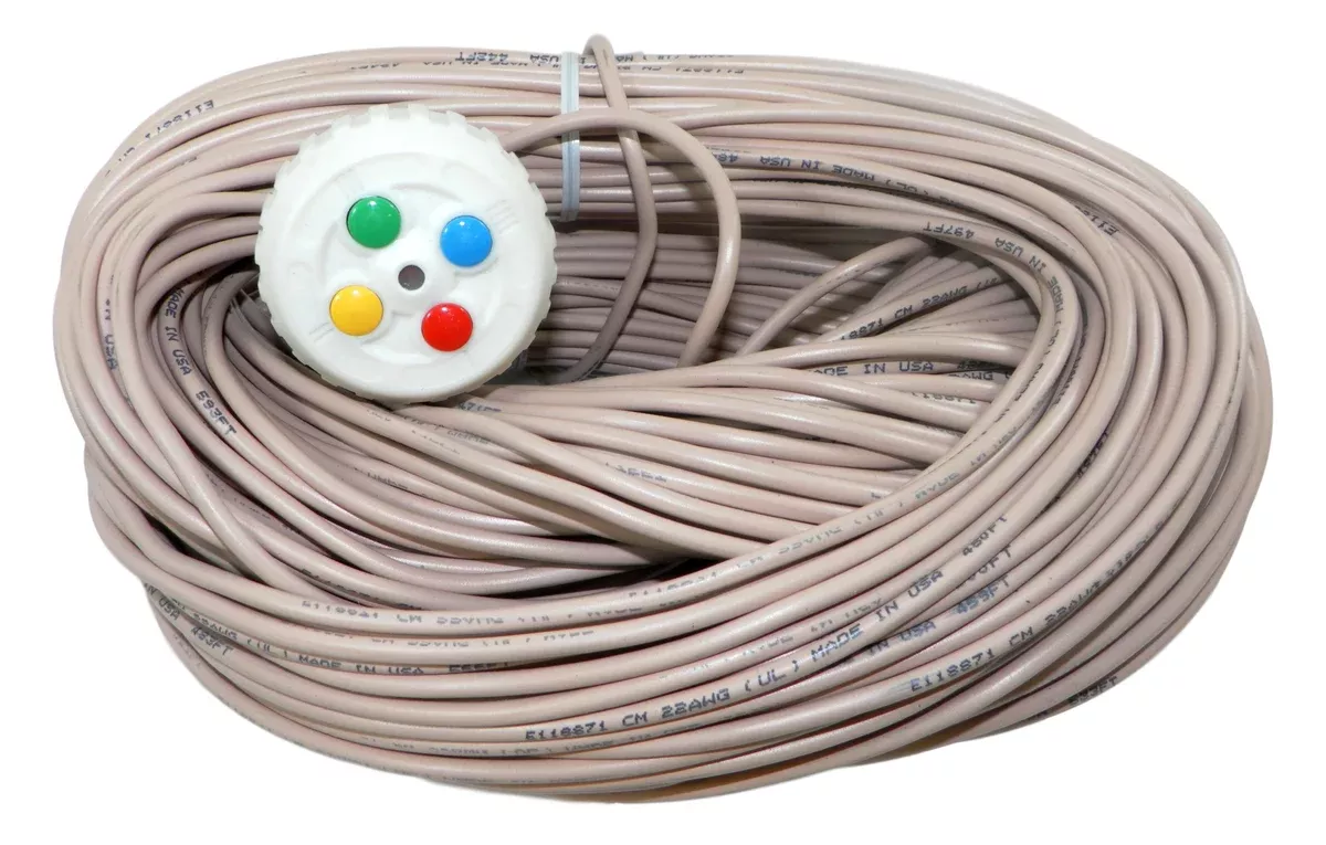 Pentair Compool SS4-200W Spa-Side Remote 4 Button & 4 Function Wht W/ 200ft Cord