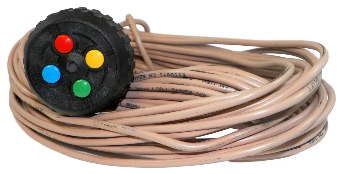 Pentair Compool SS4-50B Spa-Side Remote 4 Button & 4 Function Blk W/ 50ft Cord