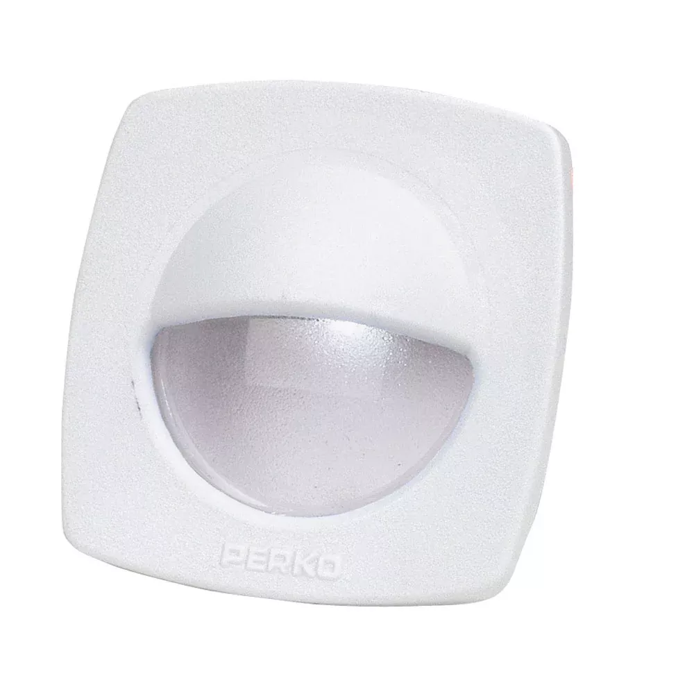 Perko LED Utility Light w/Snap-On Front Cover – White [1074DP2WHT]