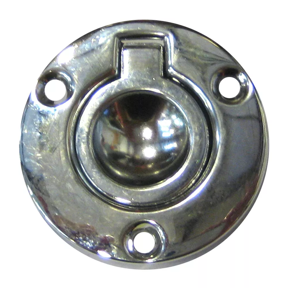Perko Round Flush Ring Pull – 2″ – Chrome Plated Zinc [1232DP2CHR]