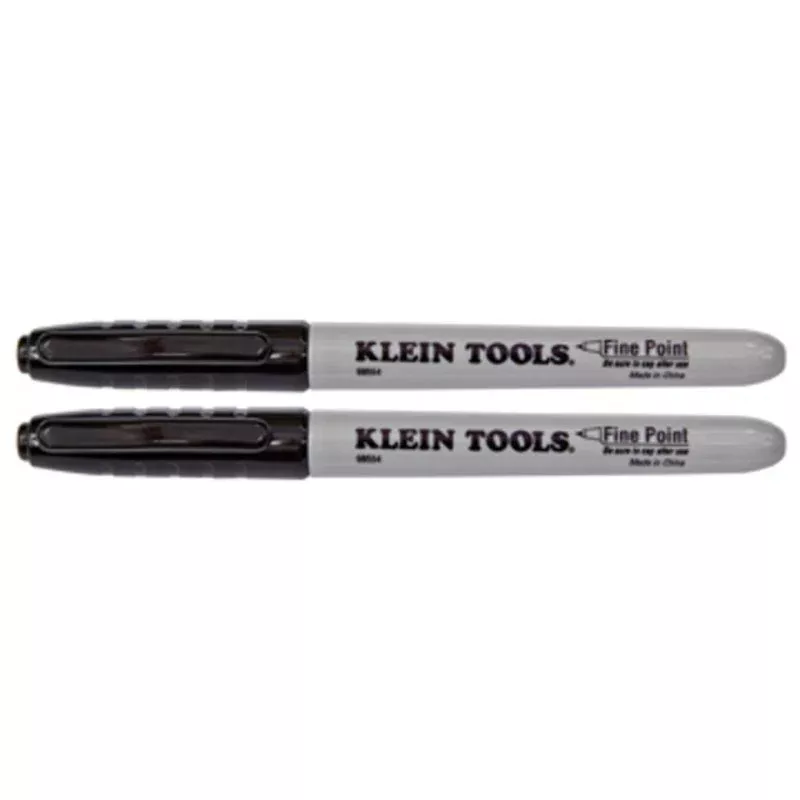 Permanent Marking Pen, Fine Point, Black By Klein Tools 98554