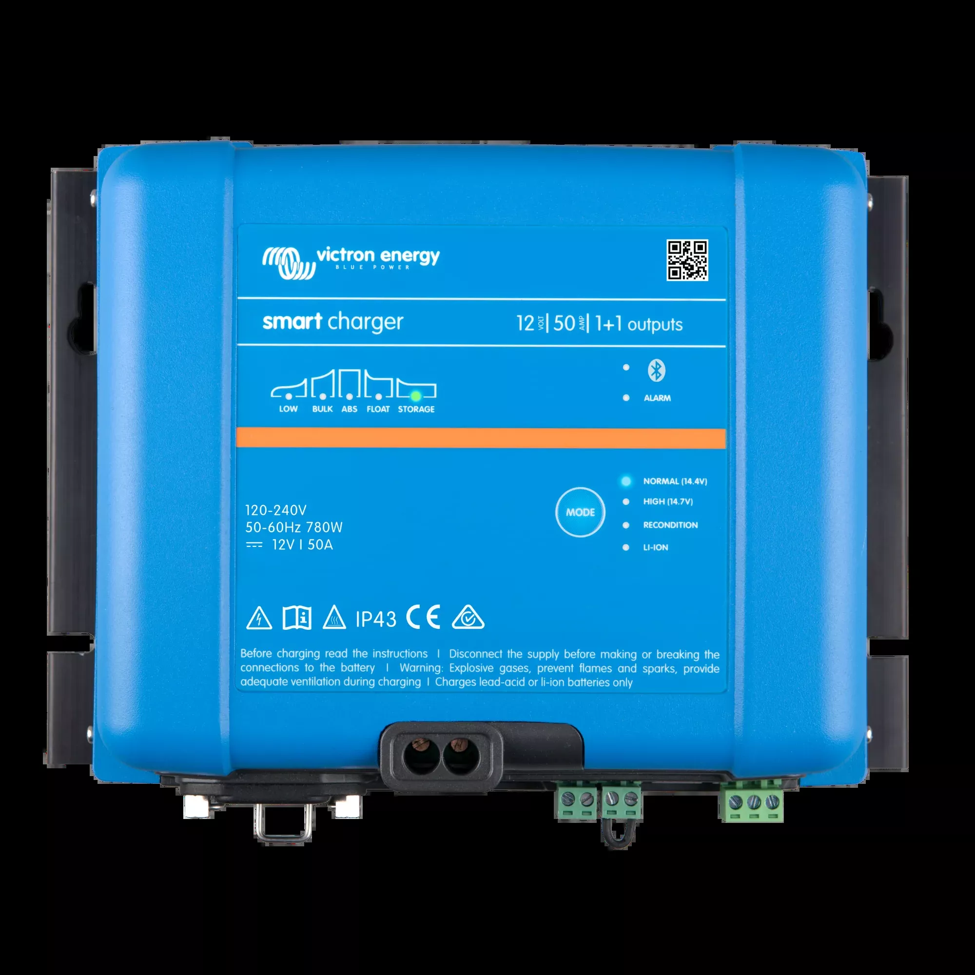 Phoenix Smart IP43 Charger 12/50(1+1) 120-240V