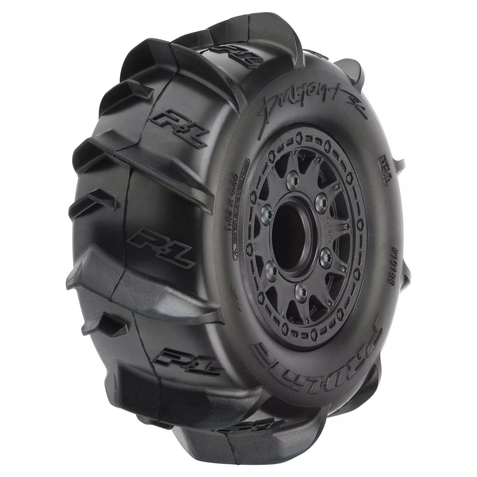 PROLINE 10185-10 1/10 Dumont Front/Rear 2.2"/3.0" SC Mounted 12mm Black Raid (2)