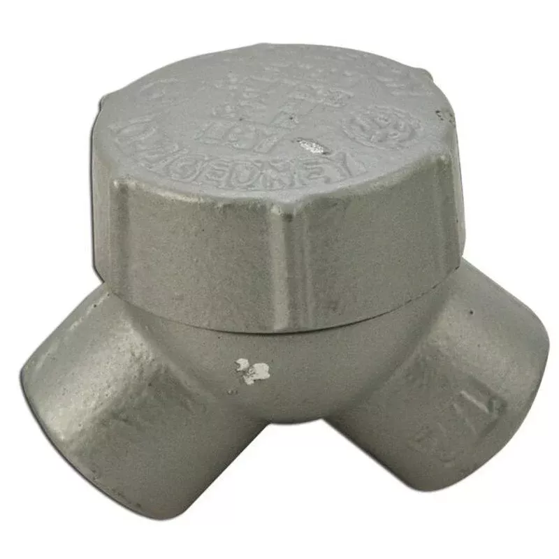 Pulling Elbow, Capped, 90Â°, 1/2″, Explosion-Proof, Malleable Iron By Appleton ELBY50