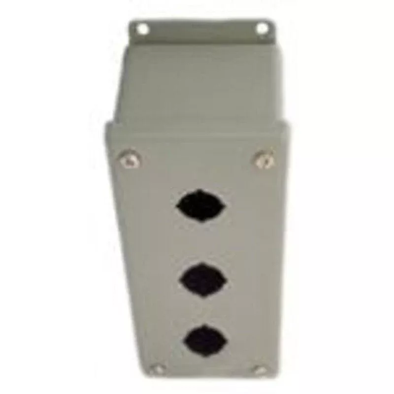 Pushbutton Enclosures Type 12, 3PBx30.5mm, Gray, Steel By nVent Hoffman E3PB