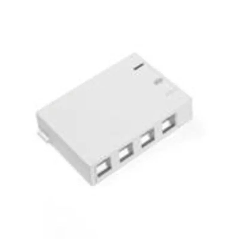 QuickPort Surface Mount Housing, 4-Port, White By Leviton 41089-4WP