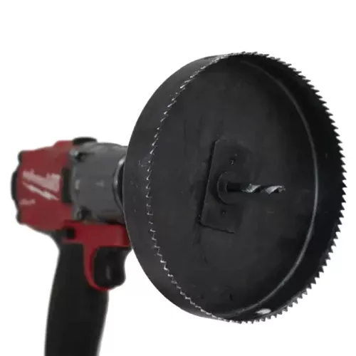 Rack-A-Tiers 42690, Round Multi-Tool Drill Operated Hole Saw, 6 3/16"