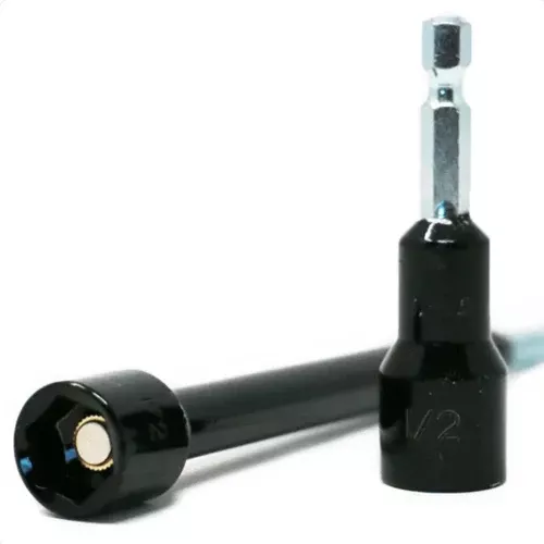 Rack-A-Tiers 70961BK, Hex Bit, 1/2" Black x 6"