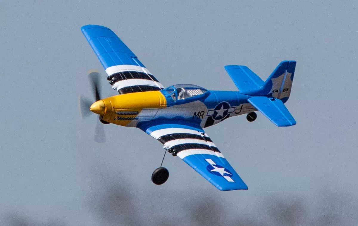 RAGE RC A1300V2 P-51D Obsession Micro RTF Airplane with PASS (Pilot Assist Stability Software) System