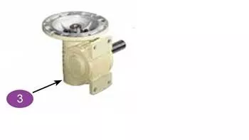Ramset Gear Reducer size 43, Ratio 30:1, C-face Ramset Ram 100