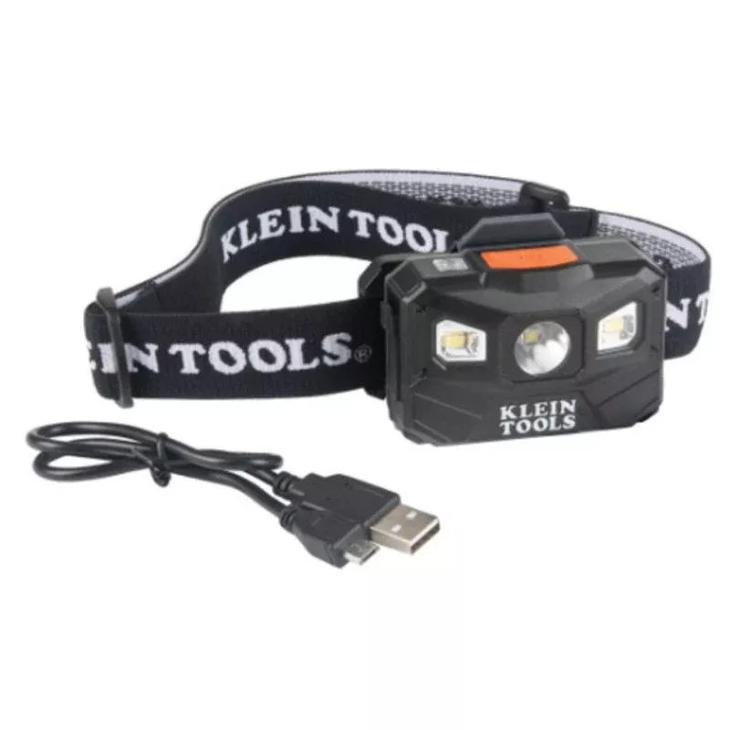 Rechargeable LED Headlamp With Strap, 400 Lumen By Klein Tools 56048