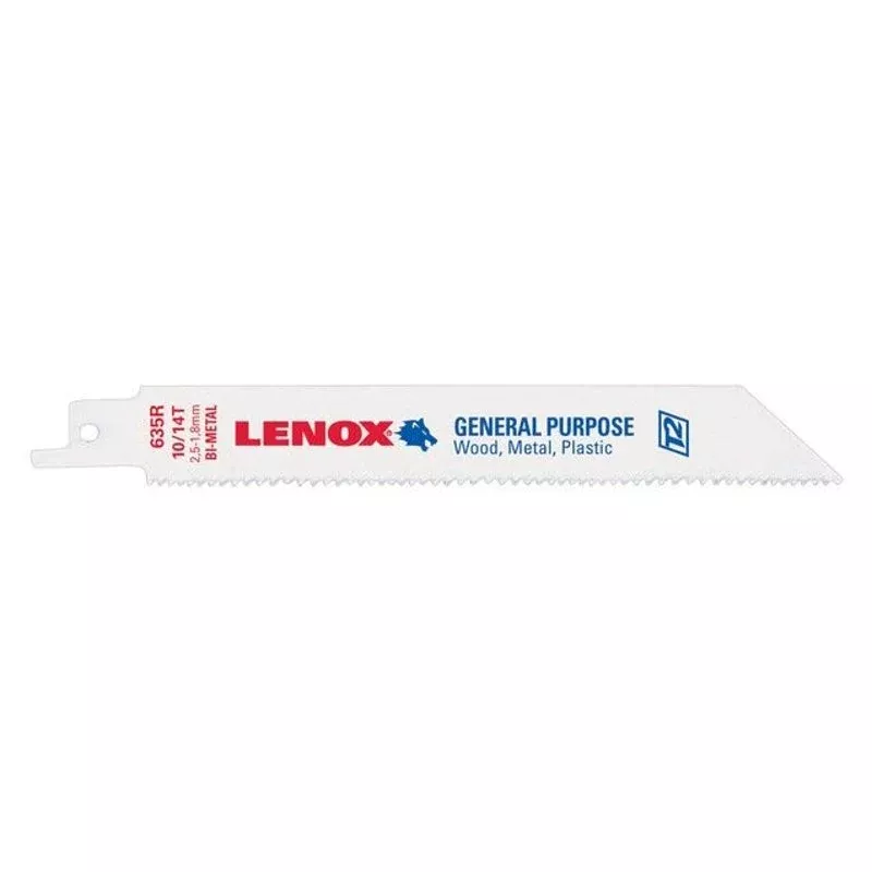 Reciprocating Saw Blade, 6″ By Lenox 20564614R