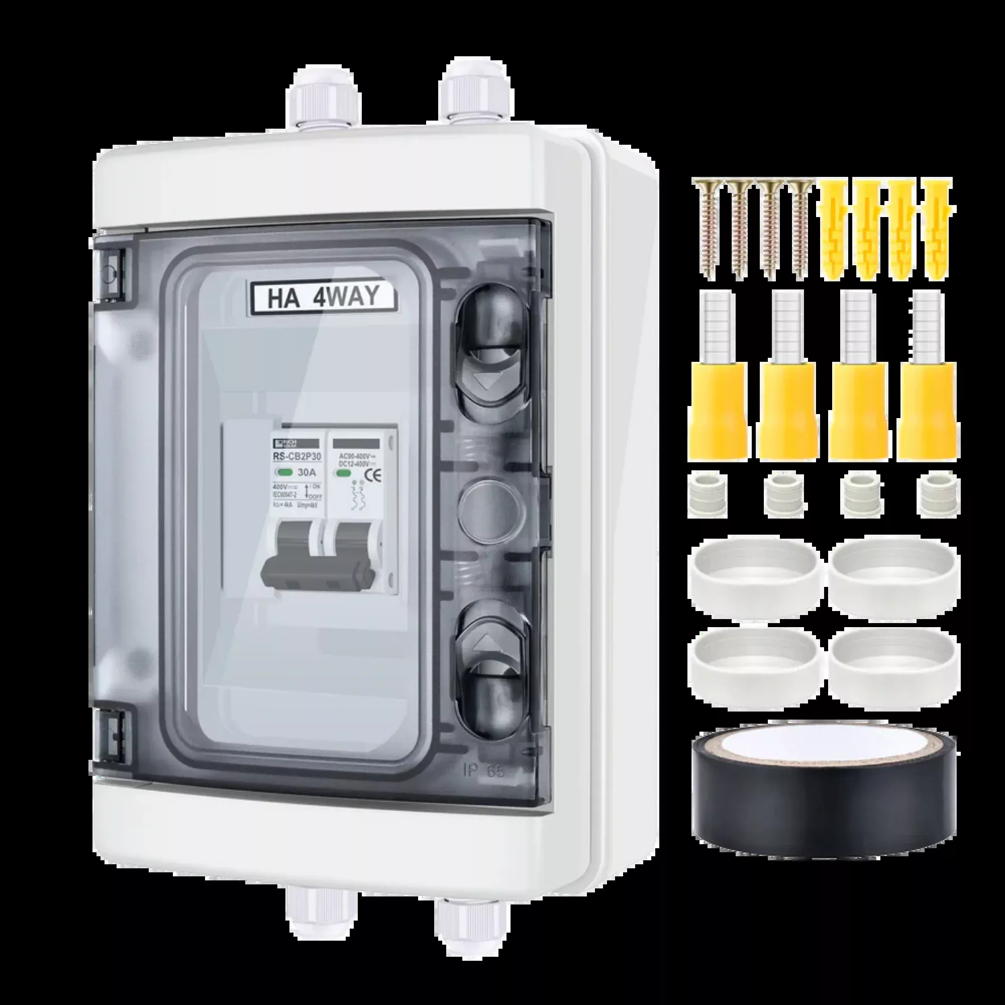 Rich Solar 2 Pole Outdoor Circuit Breaker Box