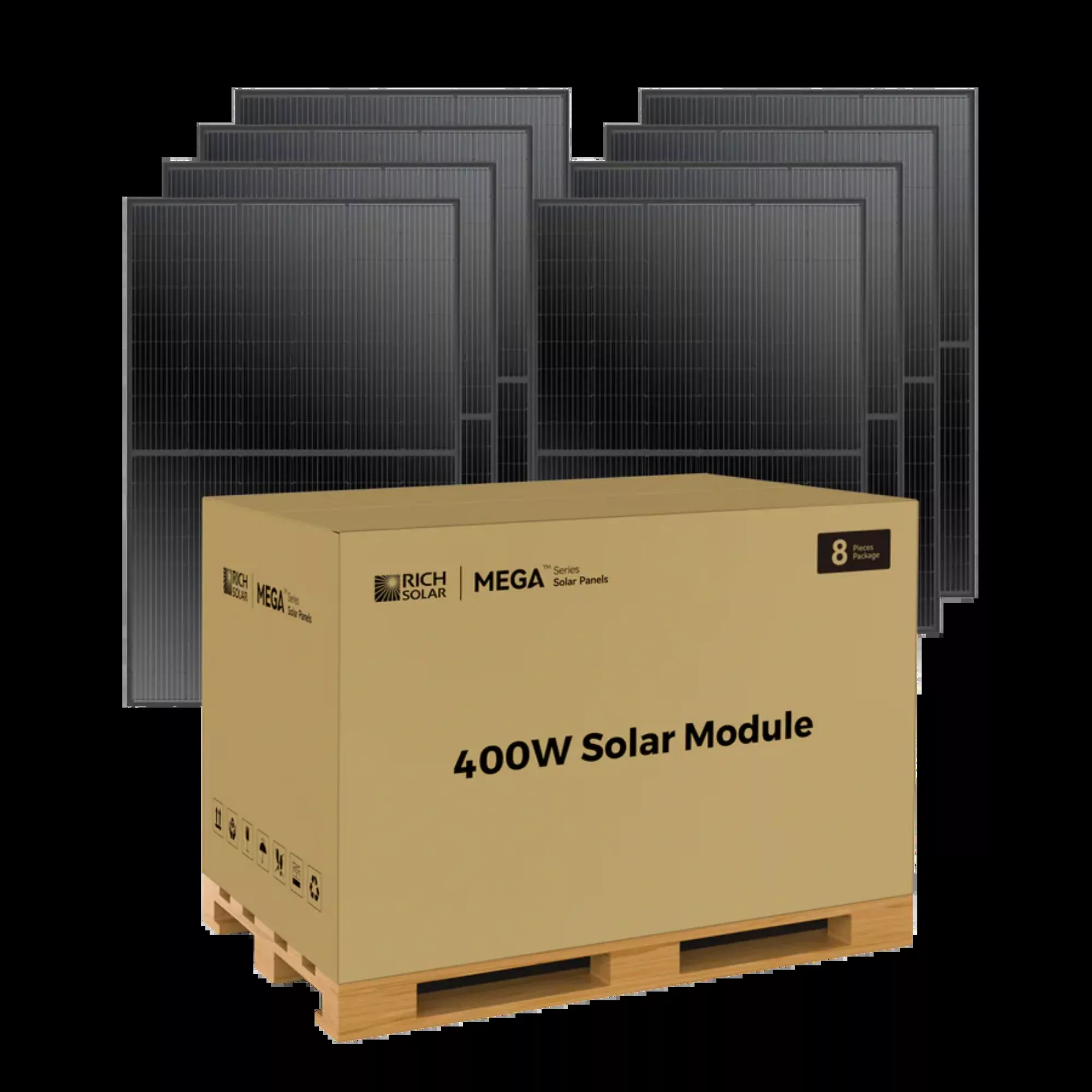 Rich Solar MEGA 400 Watt 24V Solar Panel Bundles