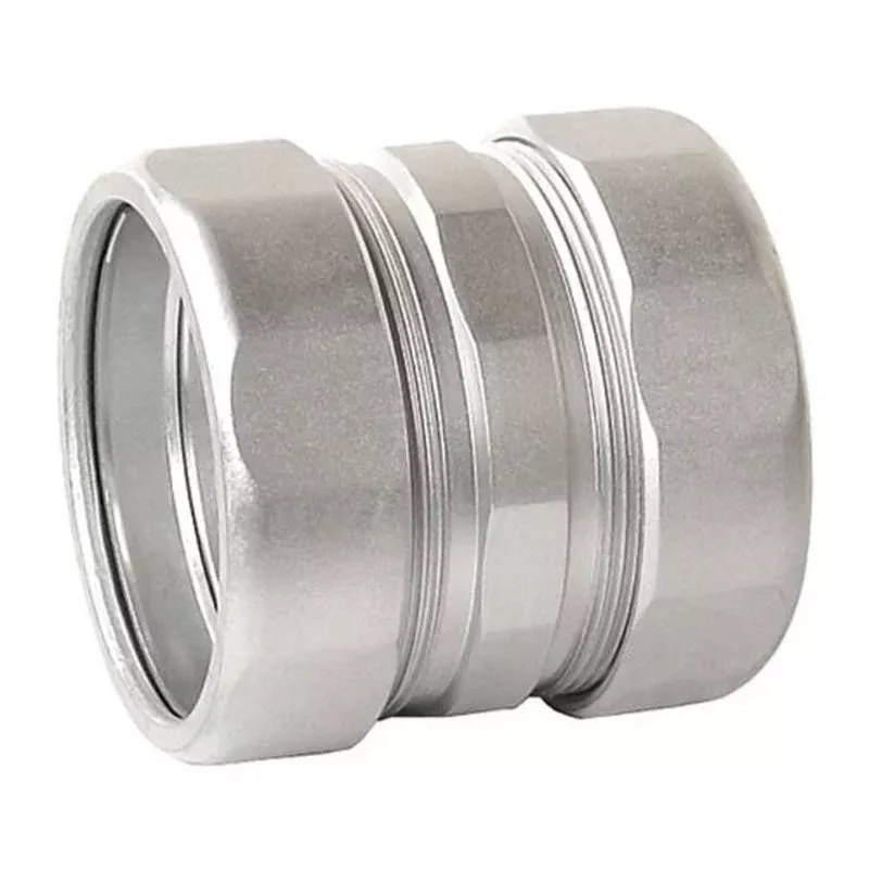 Rigid Compression Coupling, 4″, Malleable By Appleton NTCC400