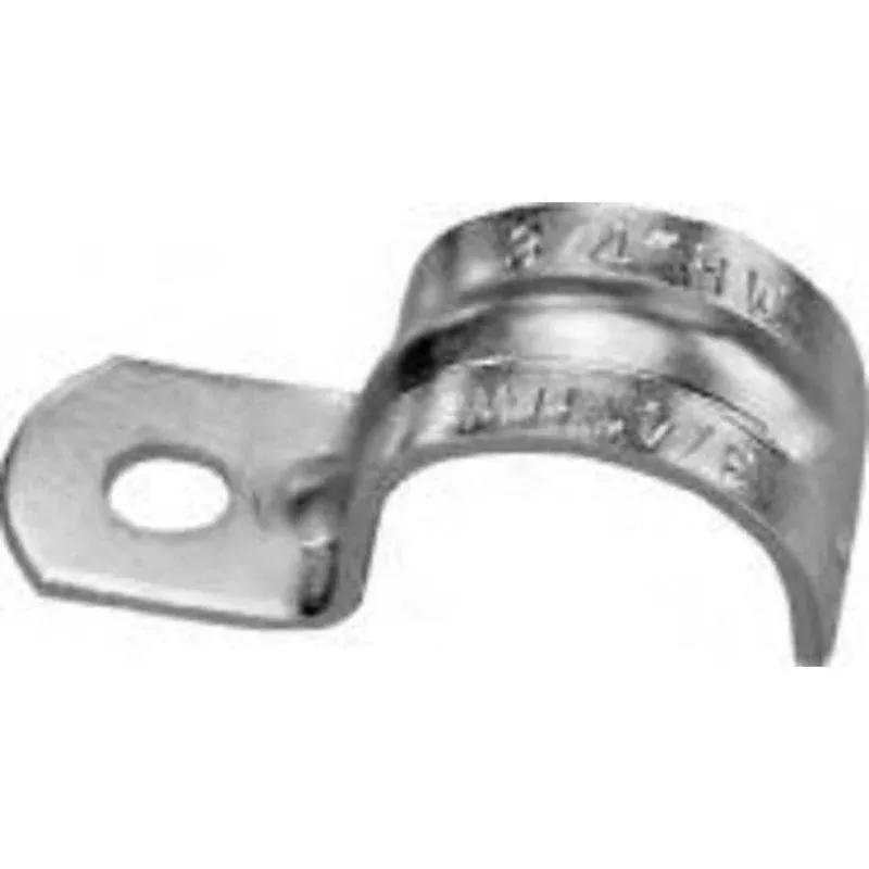 Rigid Conduit Strap, 1-Hole, 2″ Diameter, Steel/ZInc By American Fittings CSR2001