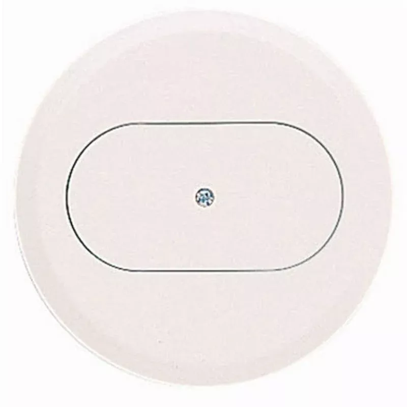 Round Duplex Receptacle Cover, Diameter: 5″, Non-Metallic By Thomas & Betts E97DSI