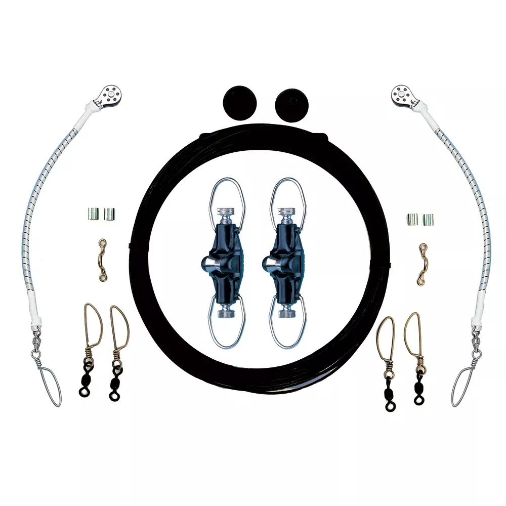 Rupp Single Rigging Kit w/Nok-Outs – Black Mono 160′ Lines [CA-0025-MO]