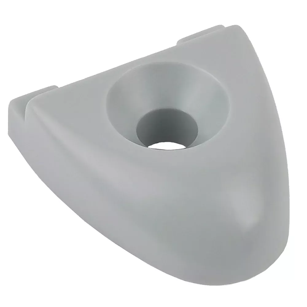 SChaefer T-Track Endstop for 1-1/4″ Track – Grey [74-36-G]