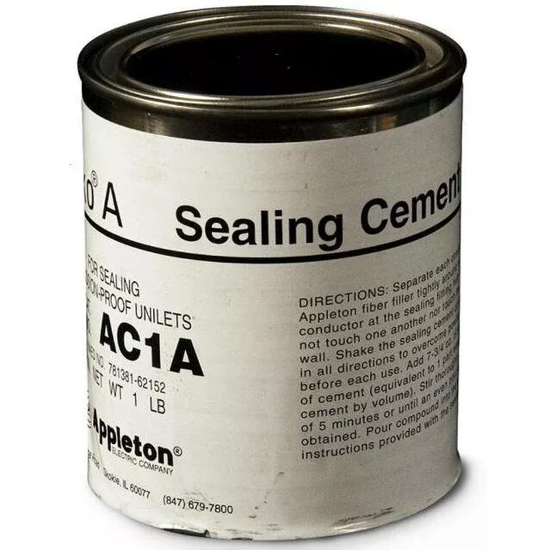 Sealing Cement, 16 Ounce/1 LB Can By Appleton AC1A