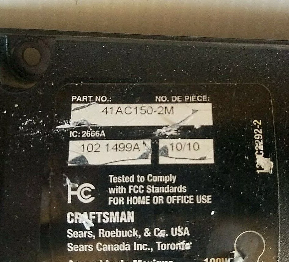 Sears Craftsman 41AC150-2 Chamberlain Circuit Board Purple Learn – BOARD ONLY!!