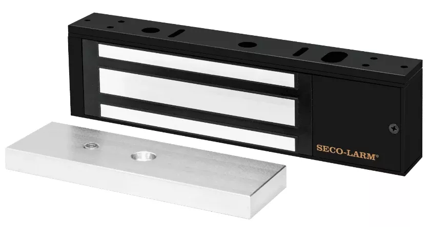 Seco-Larm E-941SB-1200 Black 1,200-lb Electromagnetic Lock, UL Listed